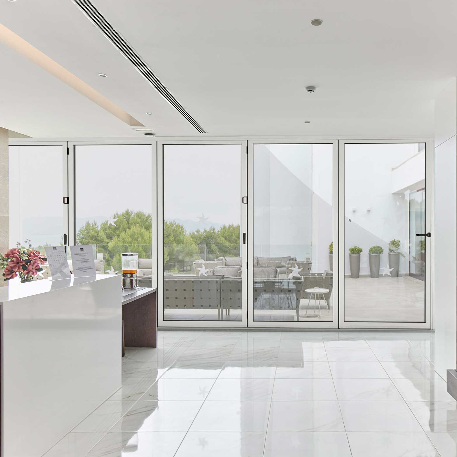 Classic-Fold slim profile Bifold doors – RF1200